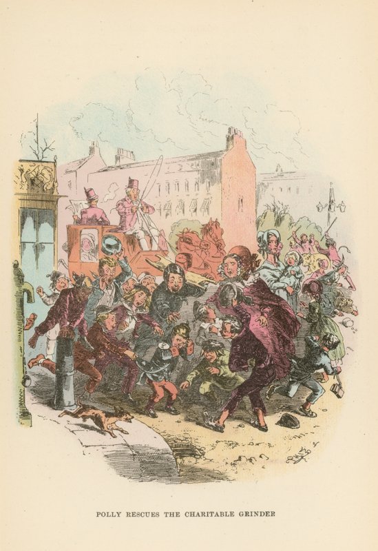 Illustrasjon for Dombey and Son av Hablot Knight Browne