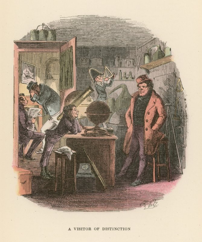 Illustrasjon for Dombey and Son av Hablot Knight Browne