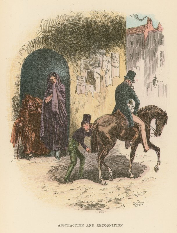 Illustrasjon for Dombey and Son av Hablot Knight Browne