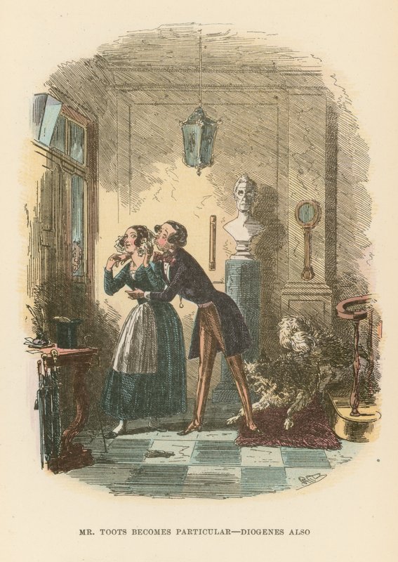 Illustrasjon for Dombey and Son av Hablot Knight Browne