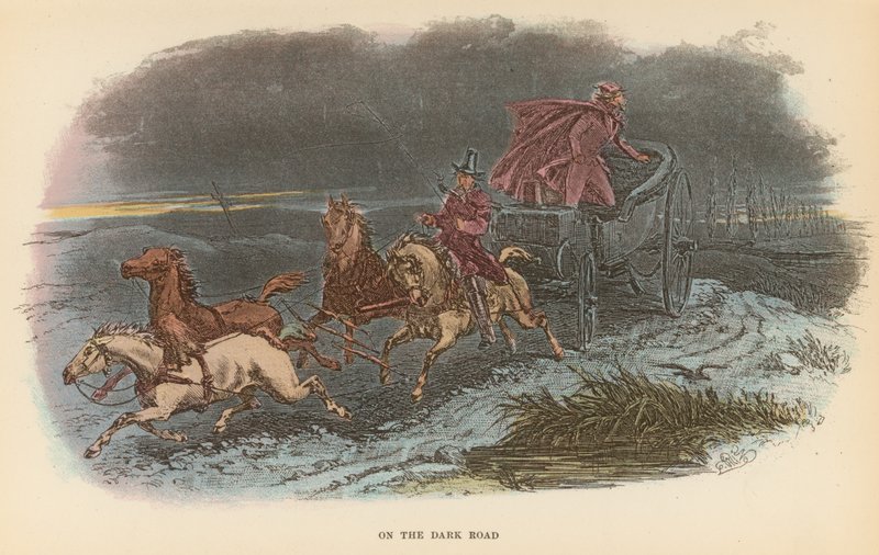 Illustrasjon for Dombey and Son av Hablot Knight Browne