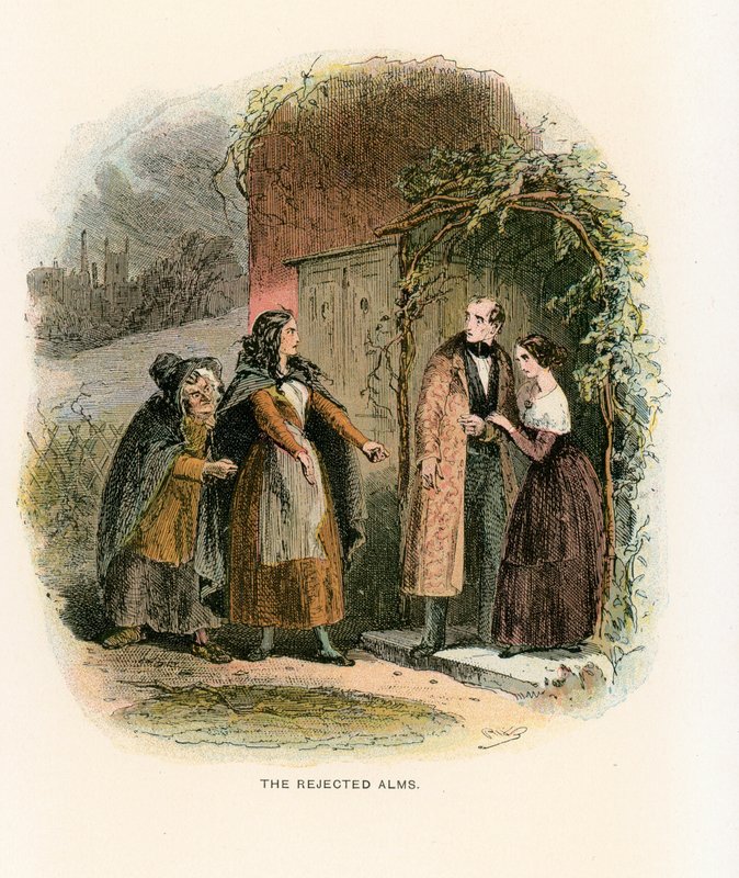 Illustrasjon for Dombey and Son av Hablot Knight Browne
