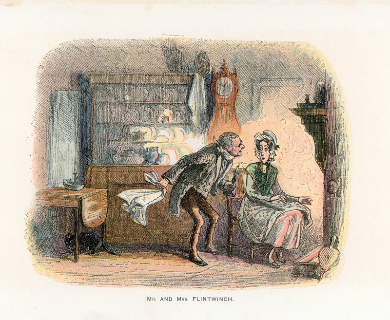 Illustrasjon for Lille Dorrit av Hablot Knight Browne