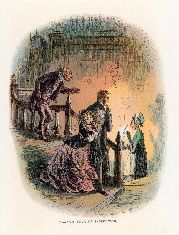 Illustrasjon for Lille Dorrit av Hablot Knight Browne