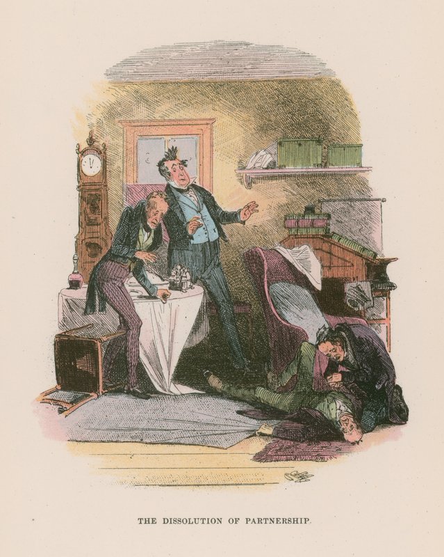 Illustrasjon for Martin Chuzzlewit av Hablot Knight Browne