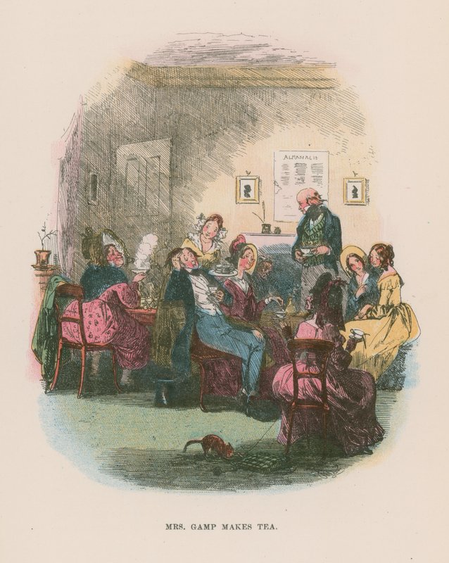 Illustrasjon for Martin Chuzzlewit av Hablot Knight Browne