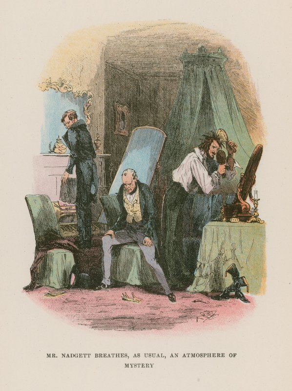 Illustrasjon for Martin Chuzzlewit av Hablot Knight Browne
