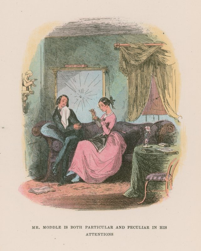 Illustrasjon for Martin Chuzzlewit av Hablot Knight Browne