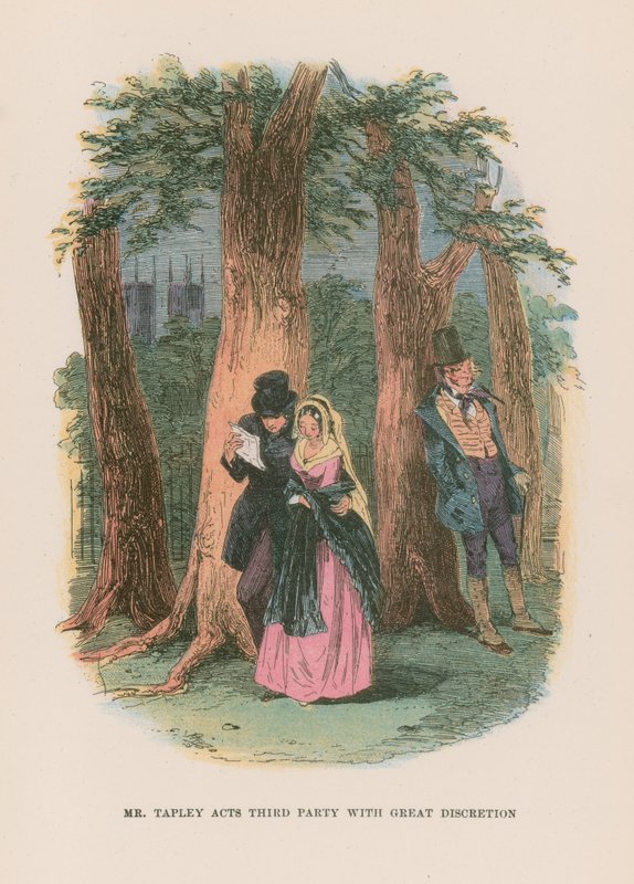 Illustrasjon for Martin Chuzzlewit av Hablot Knight Browne