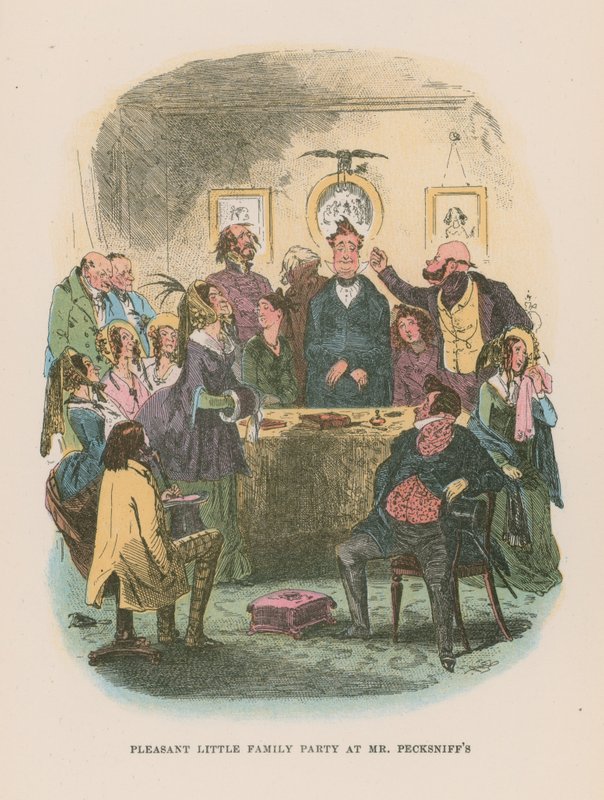Illustrasjon for Martin Chuzzlewit av Hablot Knight Browne