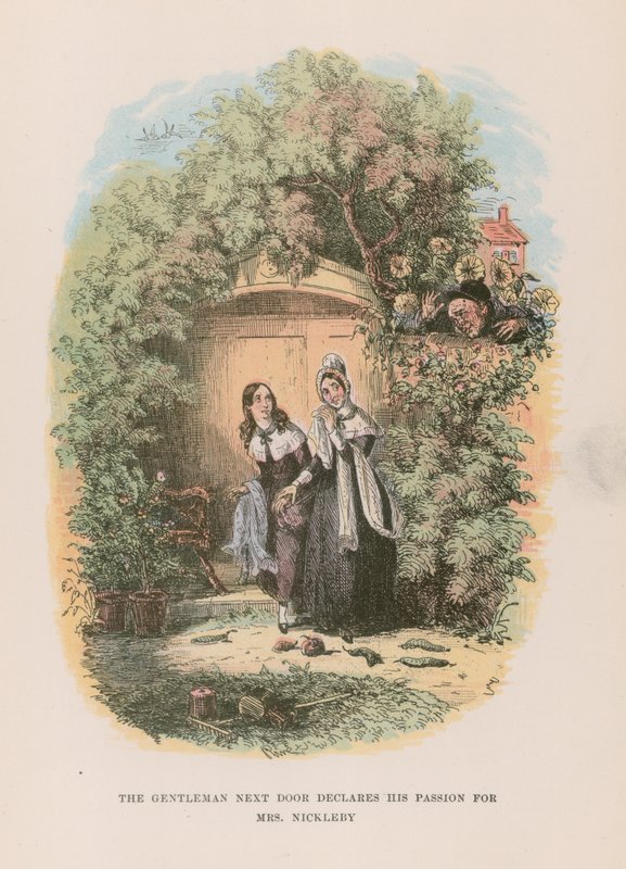 Illustrasjon for Nicholas Nickleby av Hablot Knight Browne