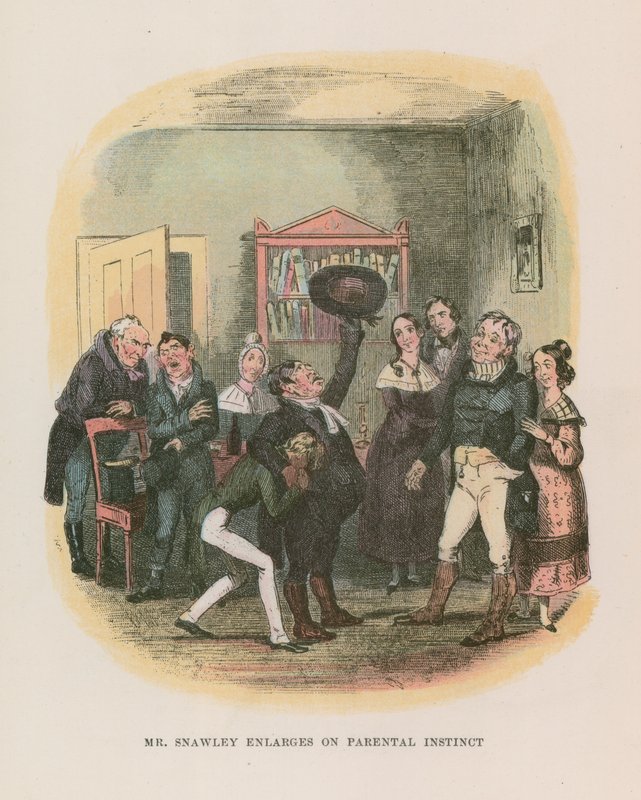 Illustrasjon for Nicholas Nickleby av Hablot Knight Browne