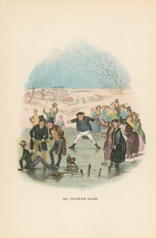 Illustrasjon for Pickwick Papers av Hablot Knight Browne