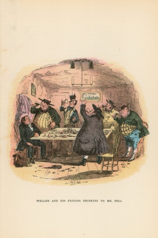 Illustrasjon for Pickwick Papers av Hablot Knight Browne