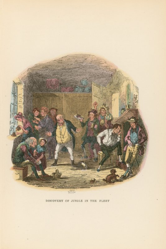 Illustrasjon for Pickwick Papers av Hablot Knight Browne