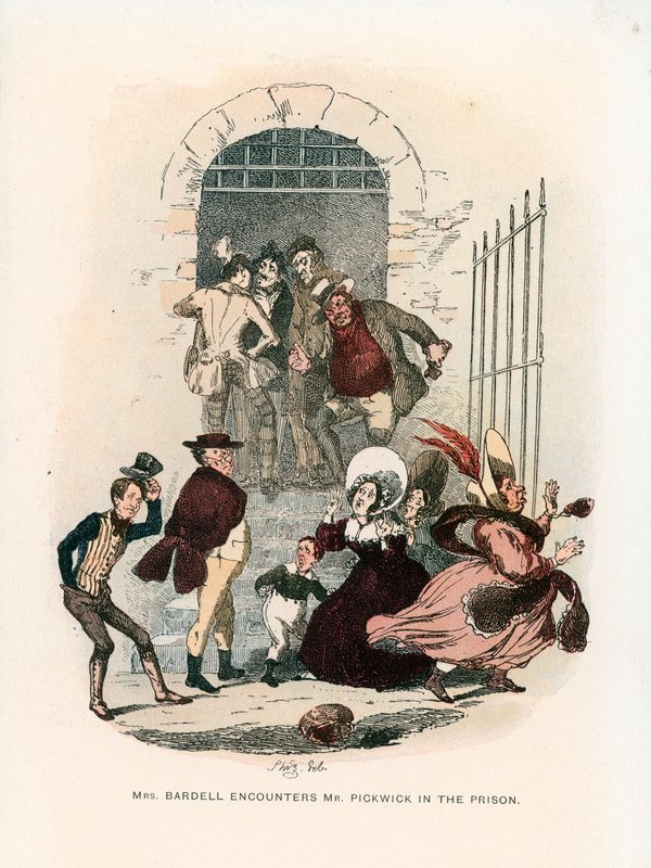 Illustrasjon for Pickwick Papers av Hablot Knight Browne