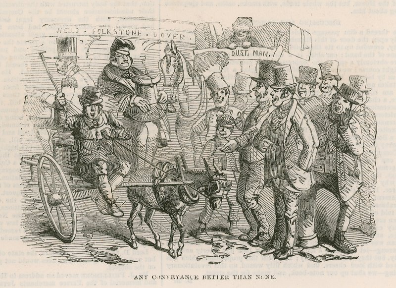The Great Cab Strike: Enhver bekvemmelighet bedre enn ingen av Hablot Knight Browne