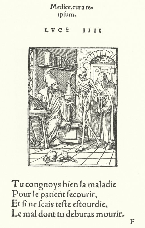 Legen (gravering) av Hans (after) Holbein the Younger