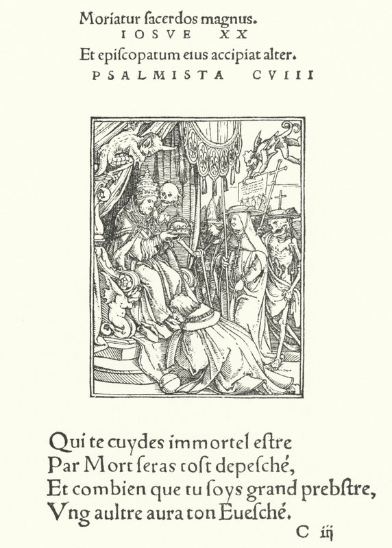 Paven (gravering) av Hans (after) Holbein the Younger