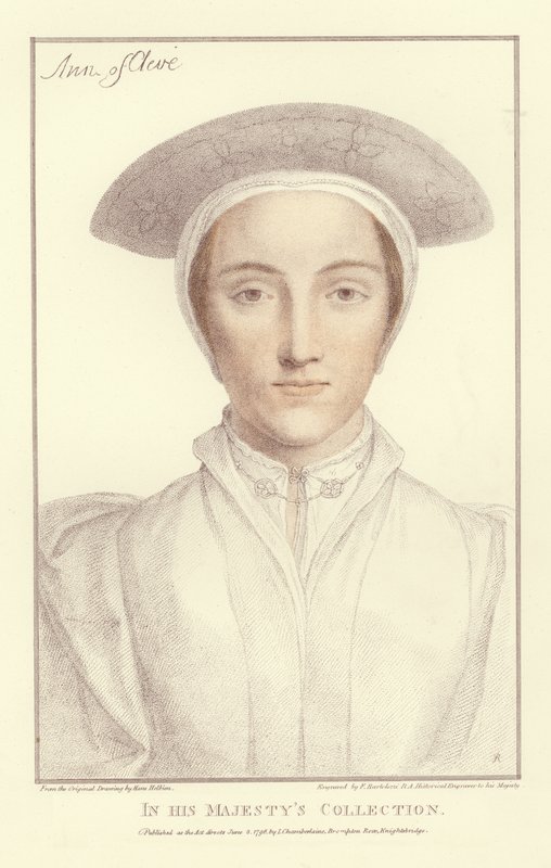 Anne av Cleves (akvatint) av Hans Holbein der Jüngere
