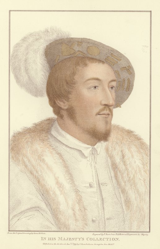 Anonym mann (akvatint) av Hans Holbein der Jüngere