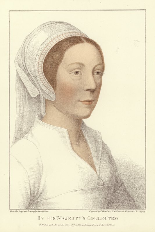 Catherine Howard (akvatint) av Hans Holbein der Jüngere