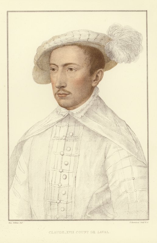 Claude XVII, grev de Laval (akvatint) av Hans Holbein der Jüngere