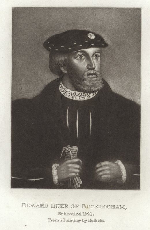 Edward Duke av Buckingham av Hans Holbein der Jüngere