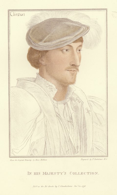 Edward, Lord Clinton (akvatint) av Hans Holbein der Jüngere