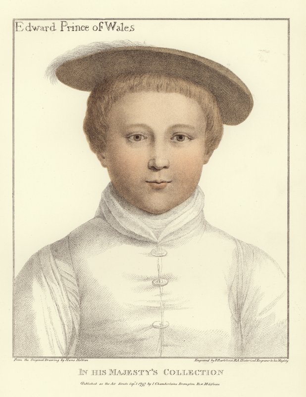 Edward, Prince of Wales (akvatint) av Hans Holbein der Jüngere