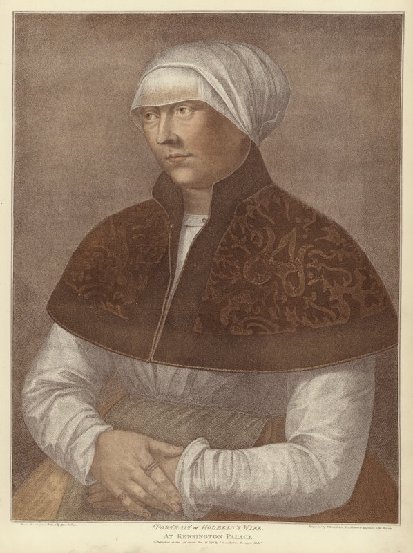 Elsbeth, kona til Hans Holbein (akvatint) av Hans Holbein der Jüngere