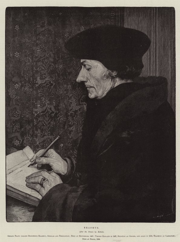 Erasmus av Hans Holbein der Jüngere