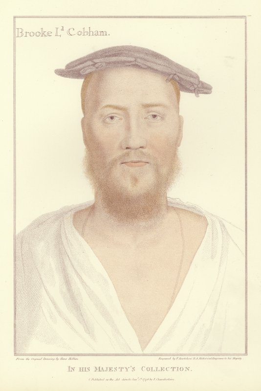 George Brooke, Lord Cobham (akvatint) av Hans Holbein der Jüngere