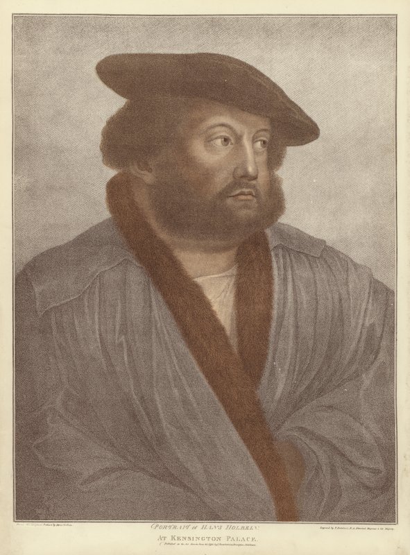 Hans Holbein den yngre (akvatint) av Hans Holbein der Jüngere