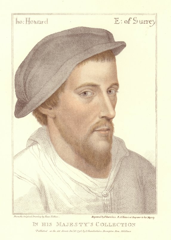 Henry Howard, jarl av Surrey (akvatint) av Hans Holbein der Jüngere