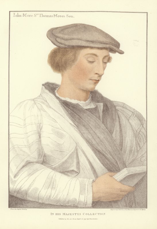 John More, sønn av Sir Thomas More (akvatint) av Hans Holbein der Jüngere