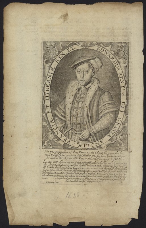 Kong Edward VI av England og Irland av Hans Holbein der Jüngere