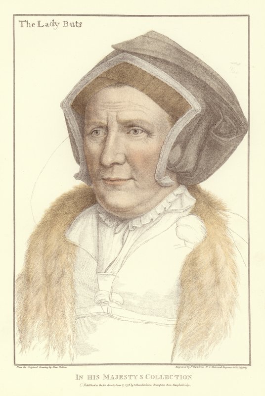 Lady Margaret Butts (akvatint) av Hans Holbein der Jüngere