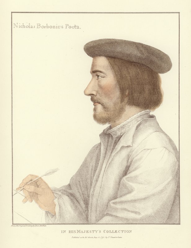 Nicholas Borbonius (akvatint) av Hans Holbein der Jüngere