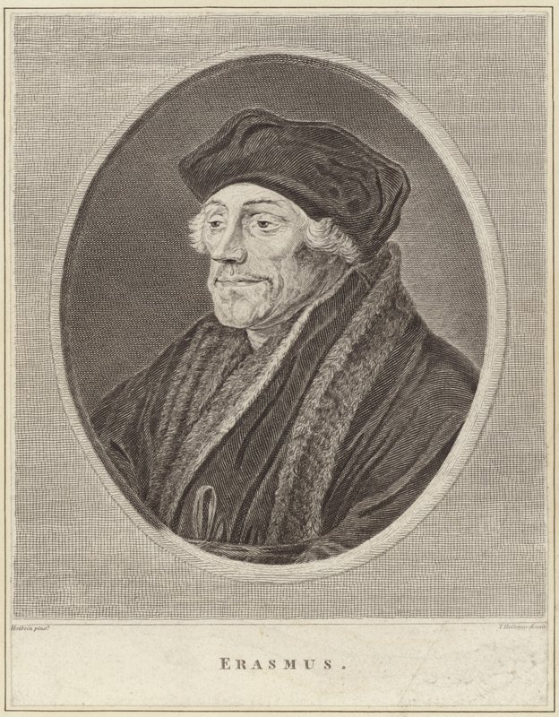 Portrett av Desiderius Erasmus av Hans Holbein der Jüngere