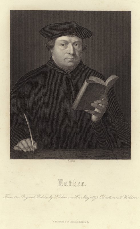 Portrett av Martin Luther av Hans Holbein der Jüngere