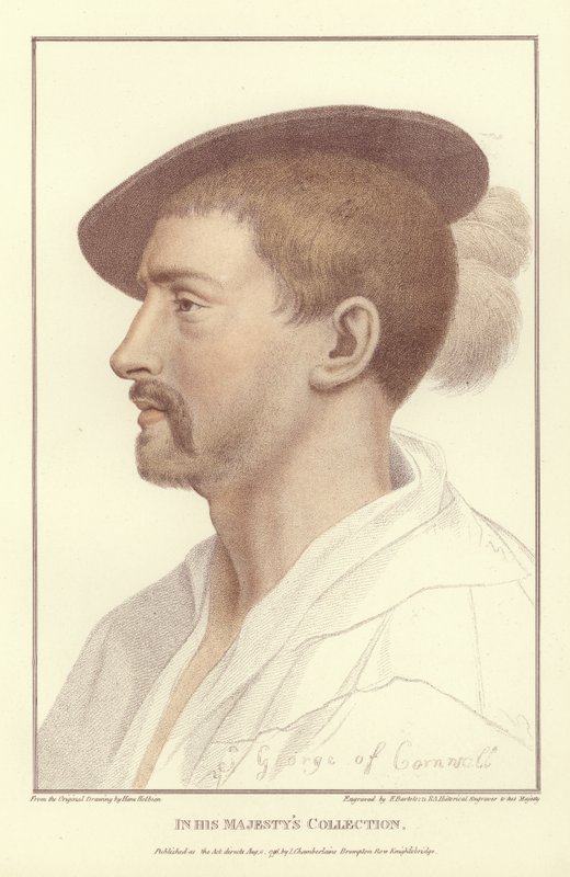 Simon George fra Quocoute (akvatint) av Hans Holbein der Jüngere