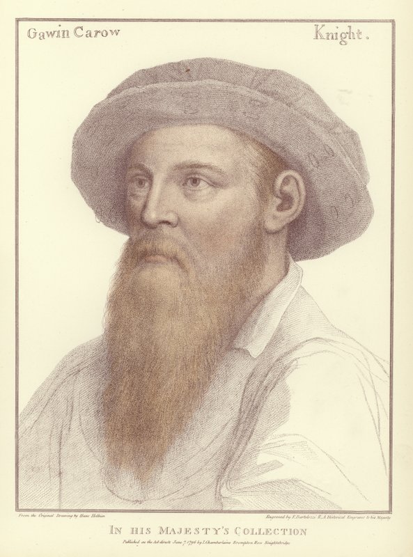 Sir Gawain Carew (akvatint) av Hans Holbein der Jüngere