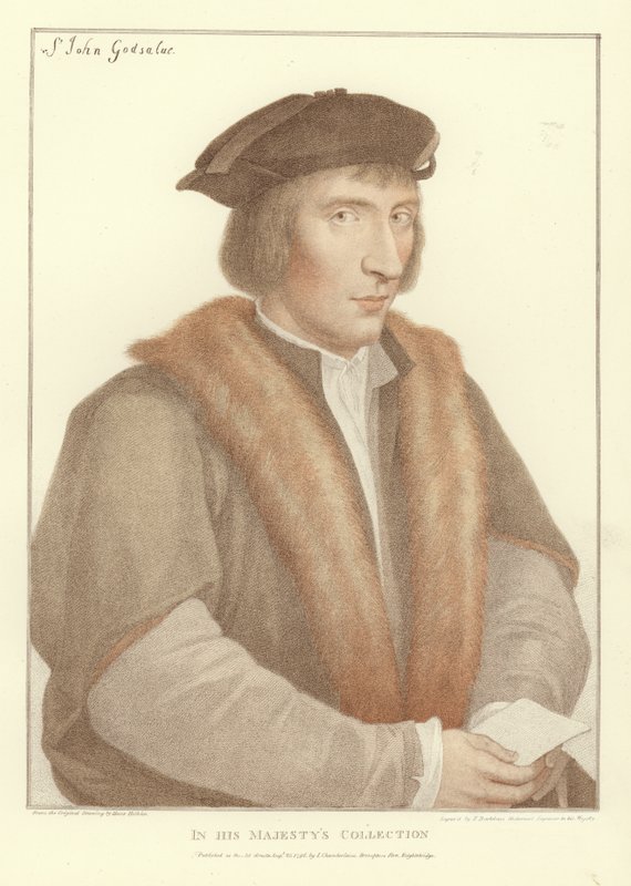 Sir John Godsalve (akvatint) av Hans Holbein der Jüngere