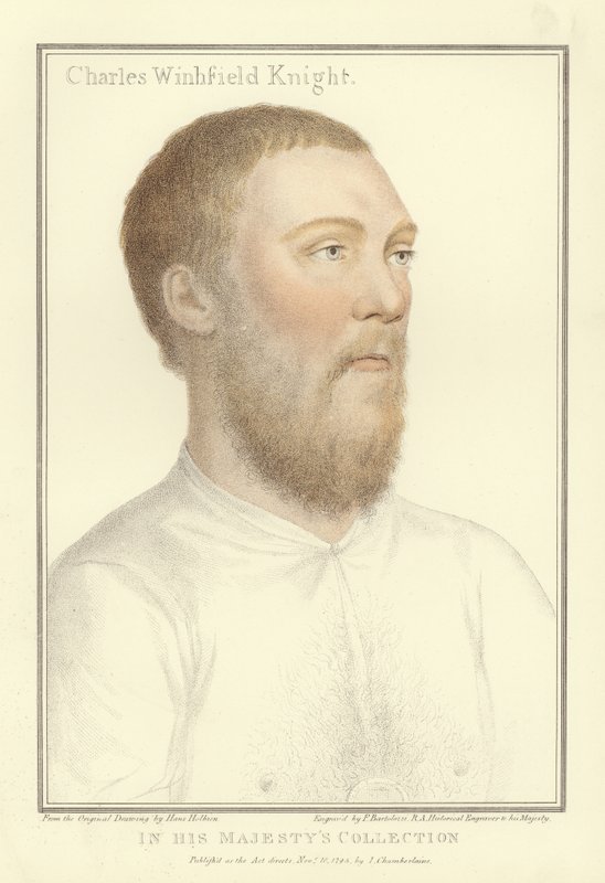 Sir Richard Wingfield (akvatint) av Hans Holbein der Jüngere