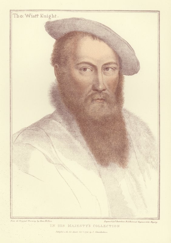 Sir Thomas Wyatt (akvatint) av Hans Holbein der Jüngere