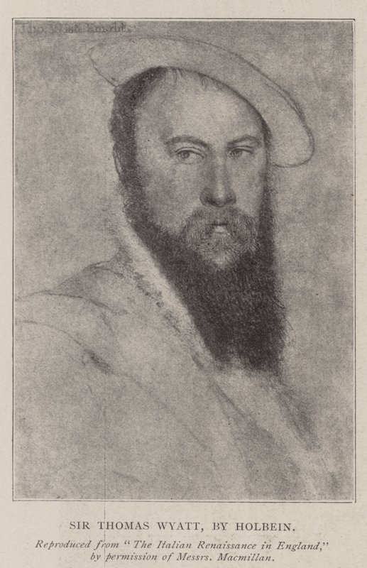 Sir Thomas Wyatt av Hans Holbein der Jüngere
