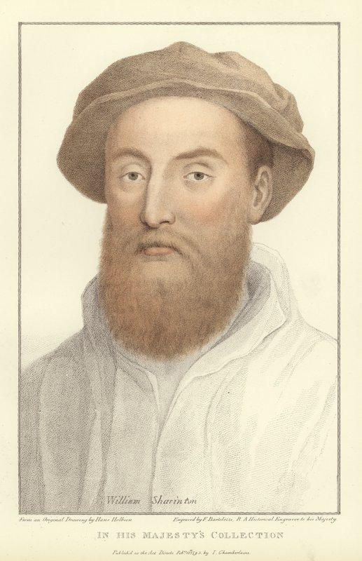 Sir William Sharington (akvatint) av Hans Holbein der Jüngere