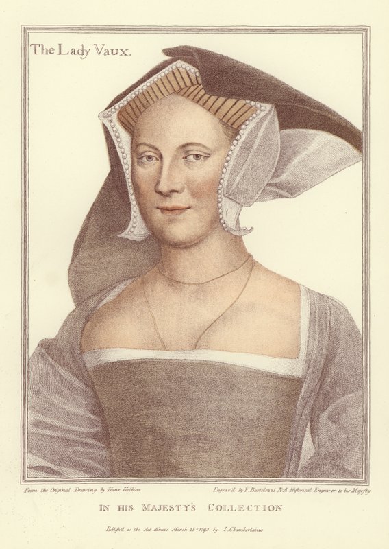 The Lady Vaux (akvatint) av Hans Holbein der Jüngere