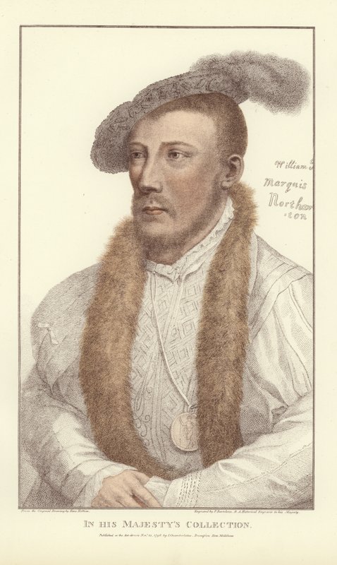 William Parr, Marquess of Northampton (akvatint) av Hans Holbein der Jüngere